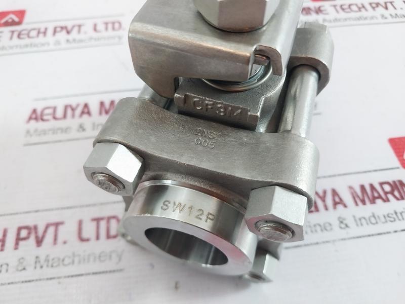 Swagelok Ss-65Tsw12P High-pressure Ball Valve 155212001 2200 Psig 6.8 Bar 22.2Mm