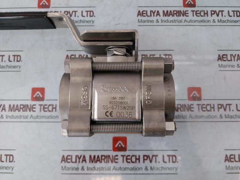 Swagelok Ss-67tsw20p Ball Valve Agrf007 Agt020