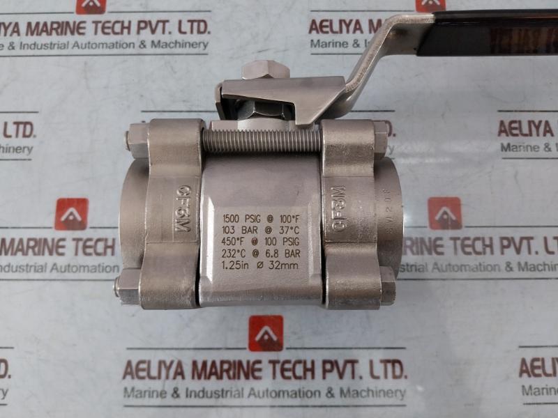 Swagelok Ss-67tsw20p Ball Valve Agrf007 Agt020