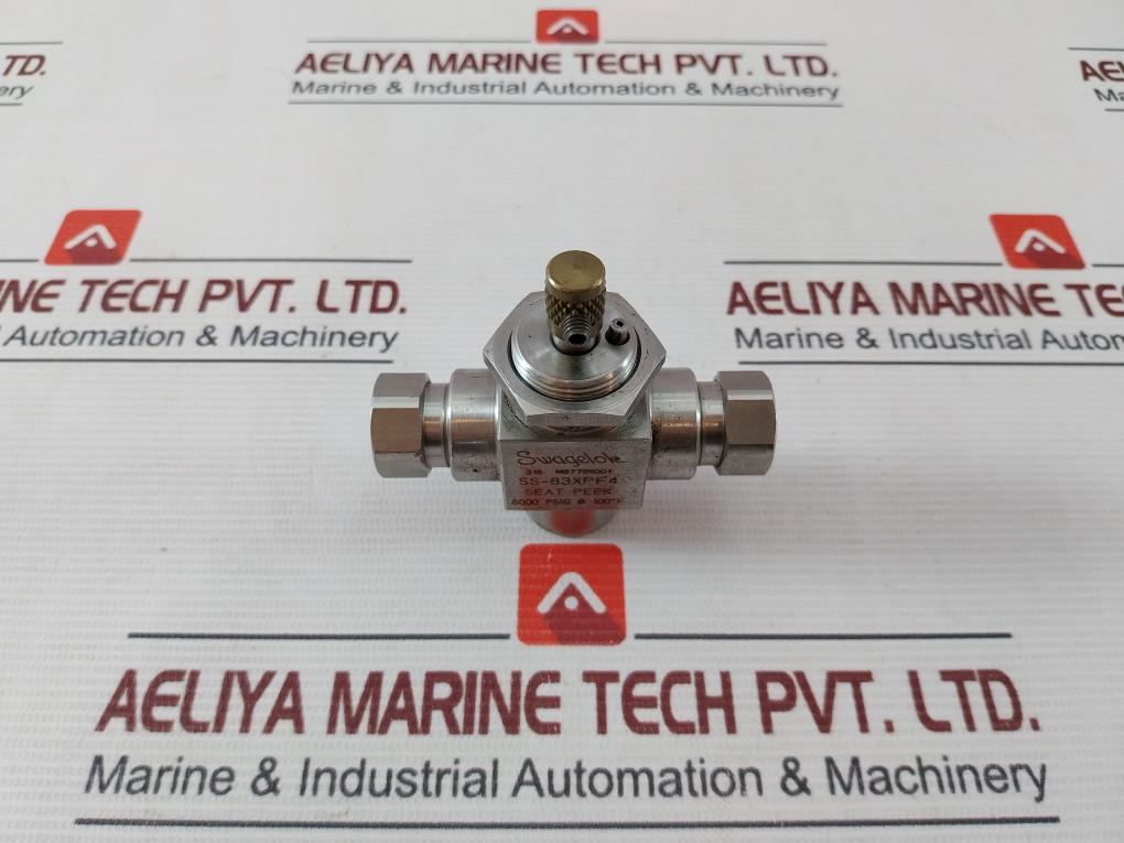 Swagelok Ss-83Xpf4 High Pressure 3-way Ball Valve 6000 Psig