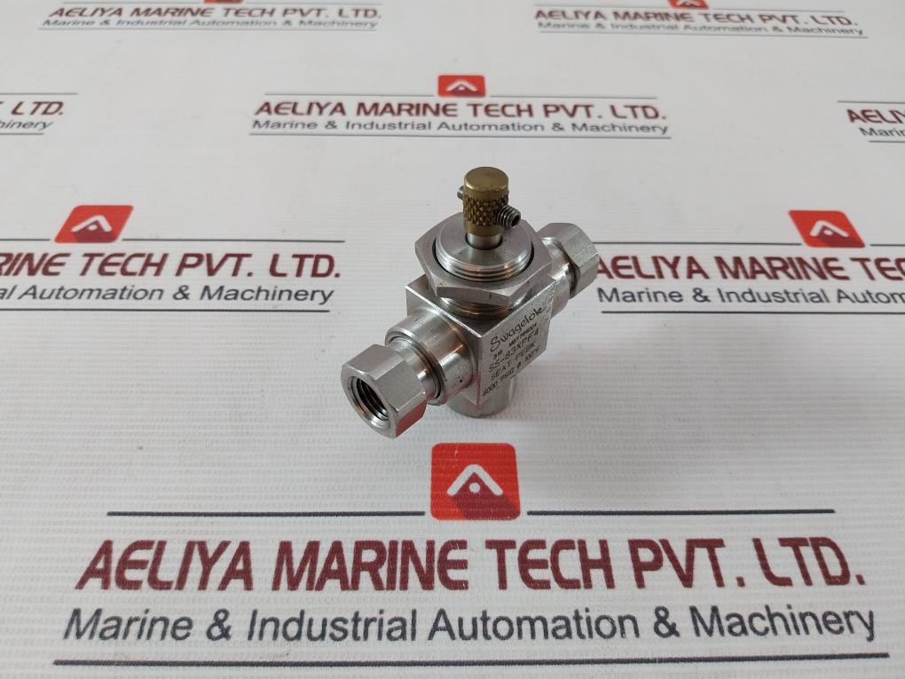 Swagelok Ss-83Xpf4 High Pressure 3-way Ball Valve 6000 Psig