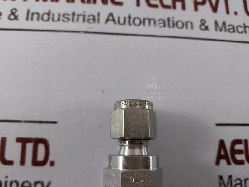 Swagelok Ss-chs4-5 Check Valve Swagelok Tube Fitting Stainless Steel X200286303