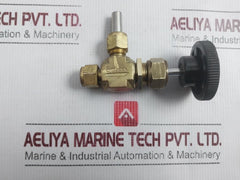 Swagelok B-1Vs6-a Brass Integral Bonnet Needle Valve 2200 Psig @ 100F