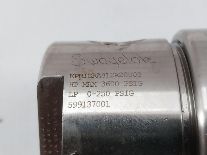 Swagelok Kpr1Gra412A20000 Pressure Regulator