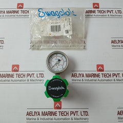 Swagelok Kpr1Jrb417A200Jo Pressure Gauge W/ Regulator 0-40 Bar 0-600 Psi