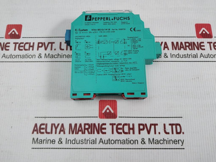 Switch-Amplifier-240Vac-13W-60Hz-Pepperl-Fuchs-Kfa6-sr2-ex1-W-208715-8