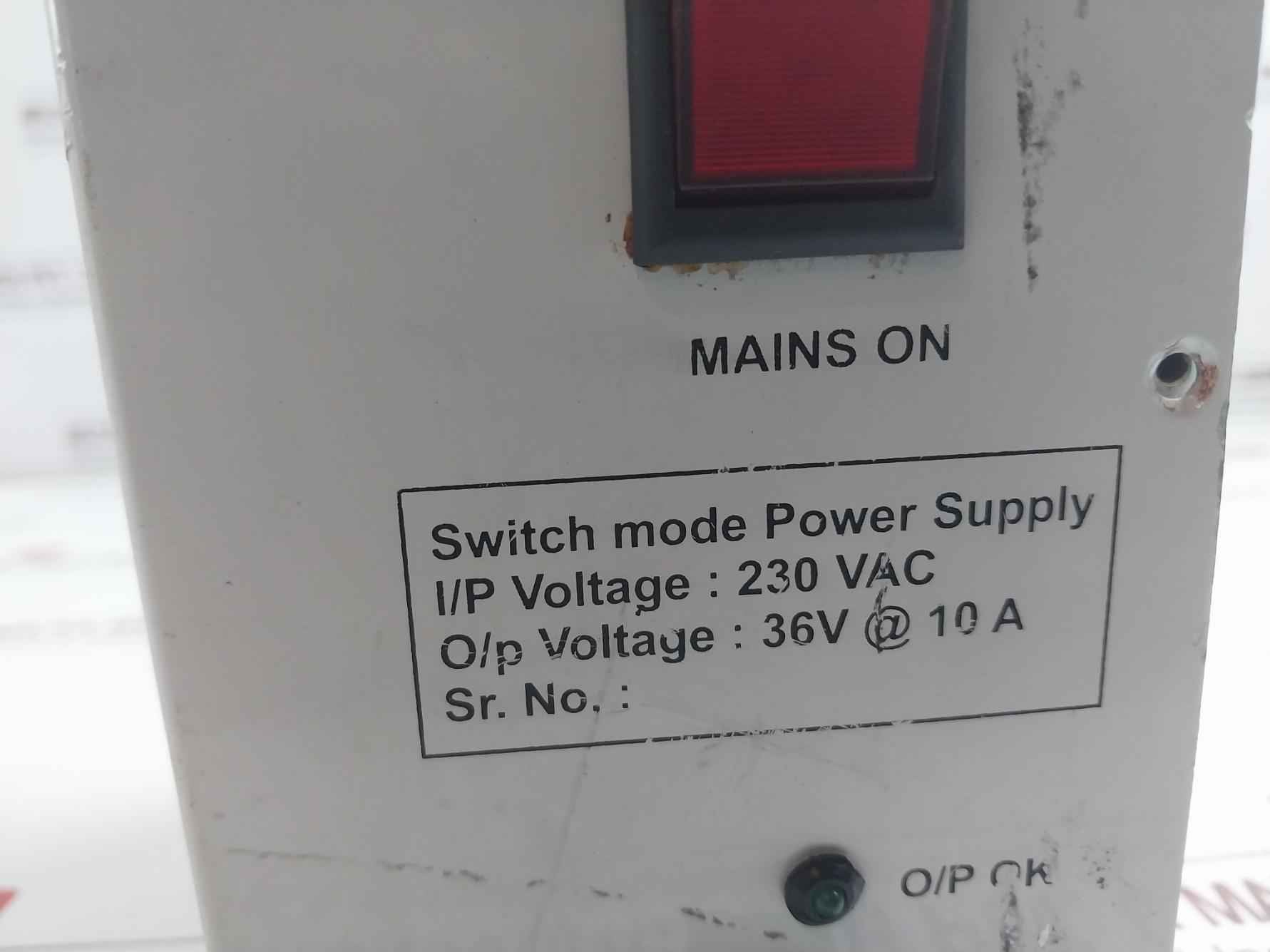 Switch Mode Power Supply 230 Vac
