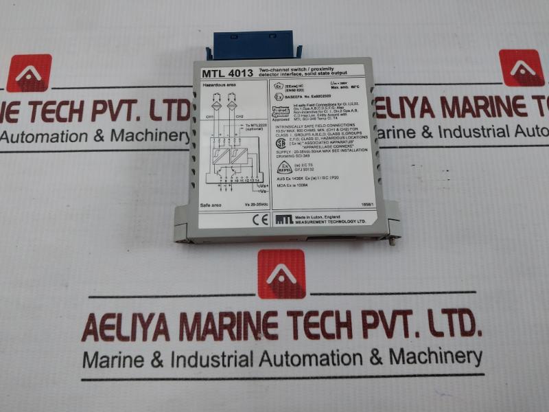 Switch/Proximity Detector Interface Measurement Technology Mtl 4013