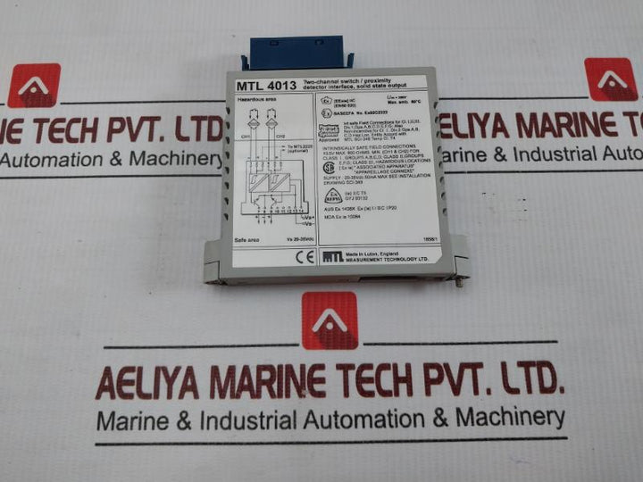 Switch/Proximity Detector Interface Measurement Technology Mtl 4013