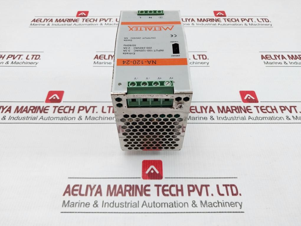 Switching-Mode-Power-Supply-Metaltex-24vdc-50-60hz-Na-120-24-4