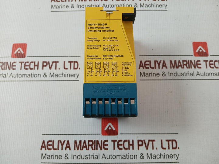 Switching Amplifier 190 To 250Vac/50-60Hz Turck Ms41-42Ex0-r