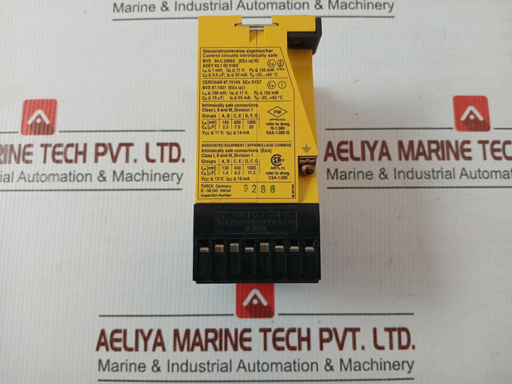 Switching Amplifier 190 To 250Vac/50-60Hz Turck Ms41-42Ex0-r