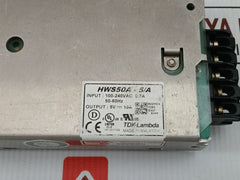 Switching Power Supply Input-100-240Vac 0.7A 50-60Hz Tdk-lambda Hws50A-5/A