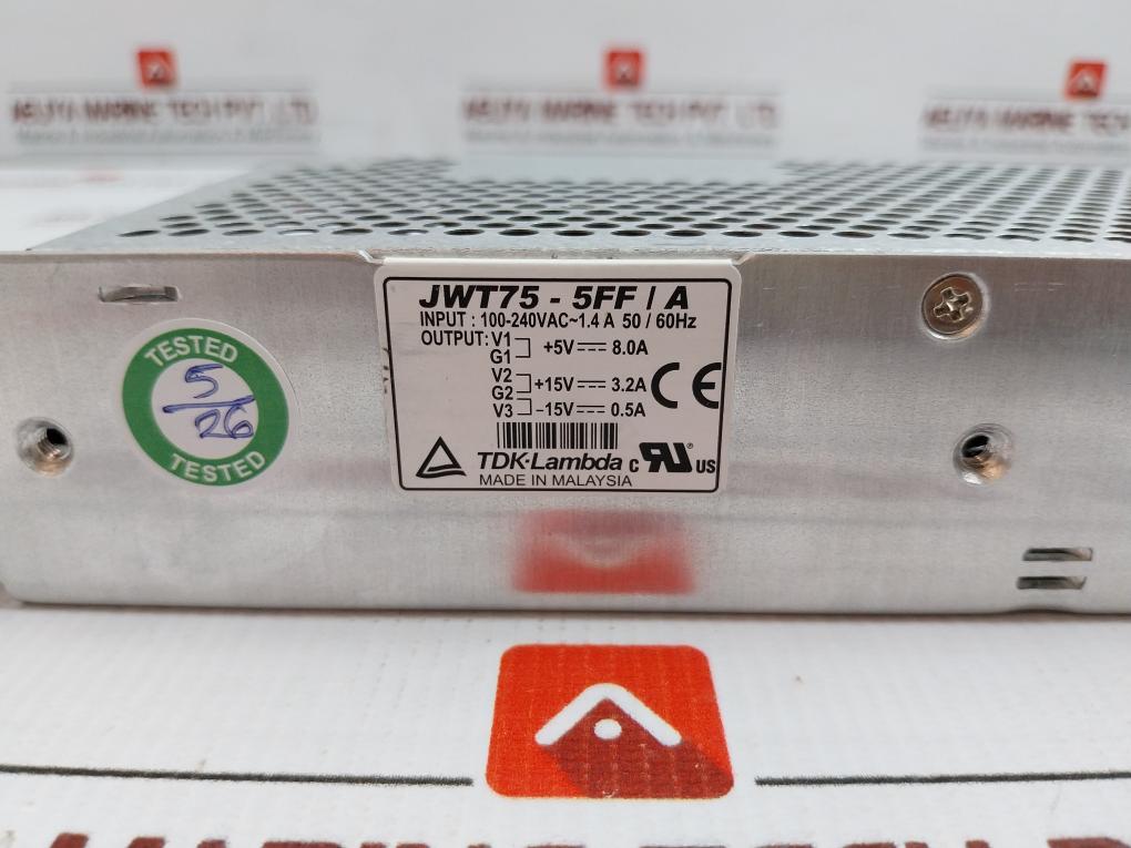Switching Power Supply Input-100-240Vac Tdk-lambda Jwt75-5Ff/A