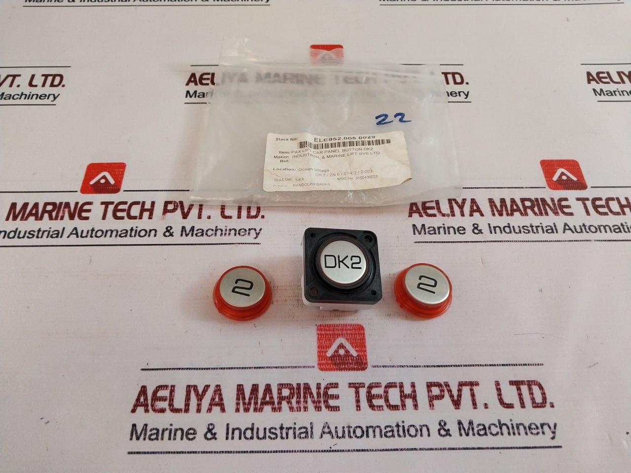 Switching Components Dk2 Button Elevator Car Panel 40 Series