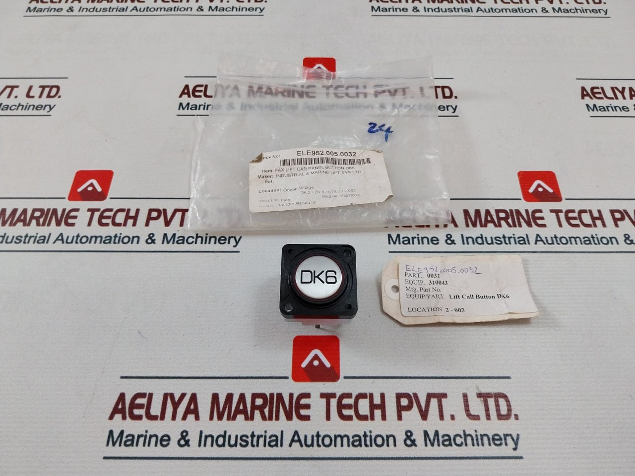 Switching Components Dk6 Pax Lift Car Panel Button 0031