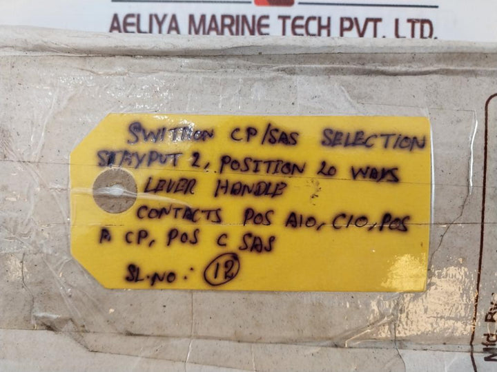 Switron Ynim353432-sa Control Switch 32A/660V Ac/Dc