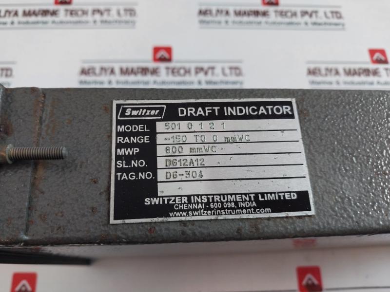 Switzer 501 0 1 2 1 Draft Indicator 800 MMWC