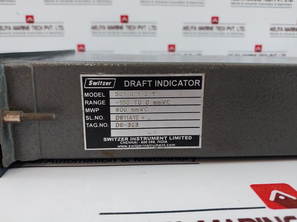 Switzer Instrument 501 0 1 2 1 Draft Indicator