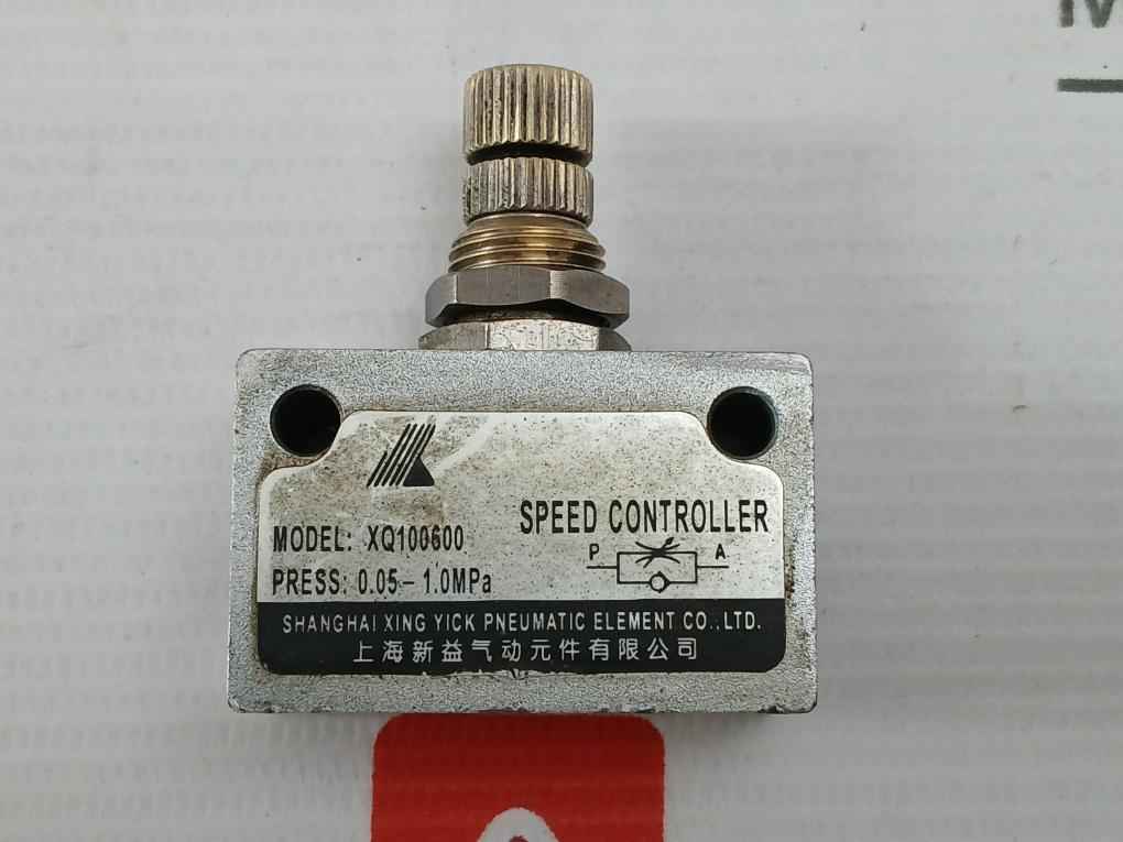 Sxpc Xq100600 0.05–1.0Mpa Pneumatic Speed/Flow Control Valve