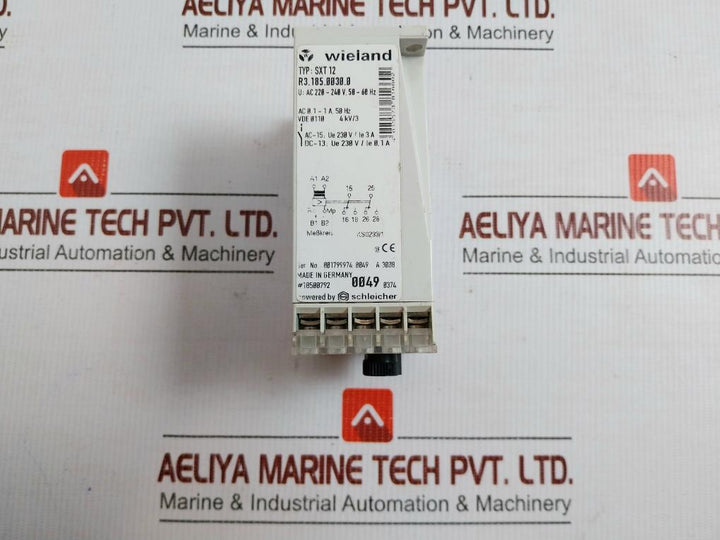 Sxt 12 Wieland Voltage- Or Current-measuring Relay Ac220-240V.50-60Hz