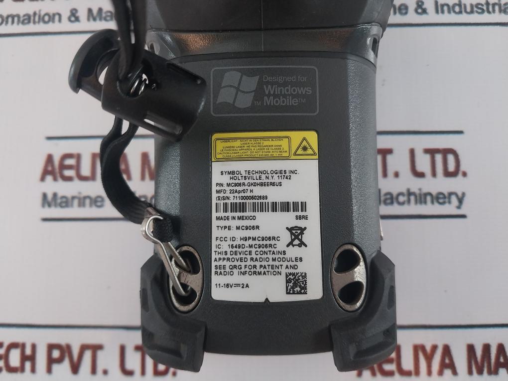 Symbol Mc906r-gk0hbeer5us Rfid Scanner Pocket Pc