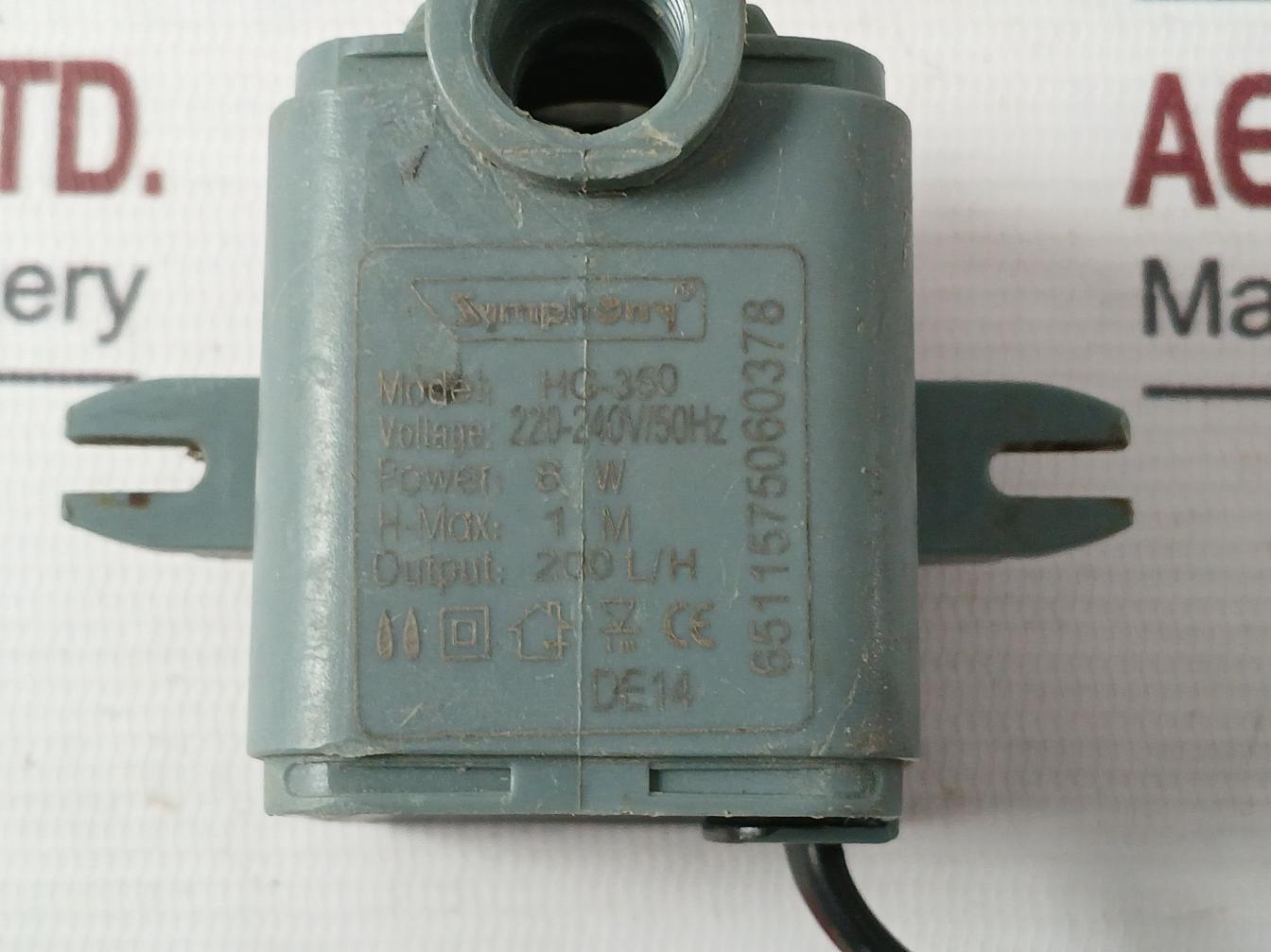 Symphony Hg-350 Air Cooler Pump 220-240V/50Hz