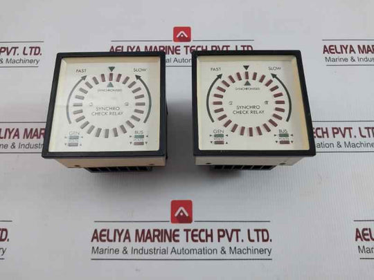 Synchro Check Relay 244-14Hg-pobx-fq-sn Crompton Input: 110-120V Ac 40-65 Hertz