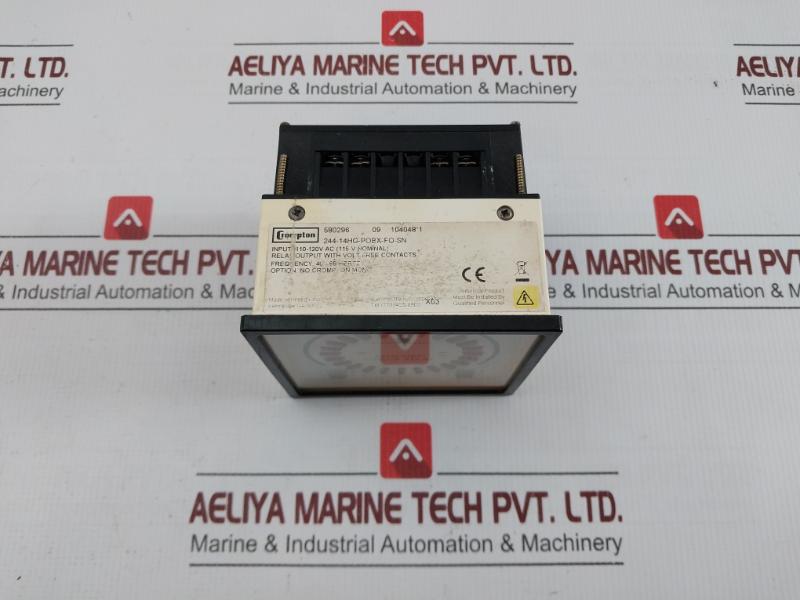 Synchro Check Relay 244-14Hg-pobx-fq-sn Crompton Input: 110-120V Ac 40-65 Hertz