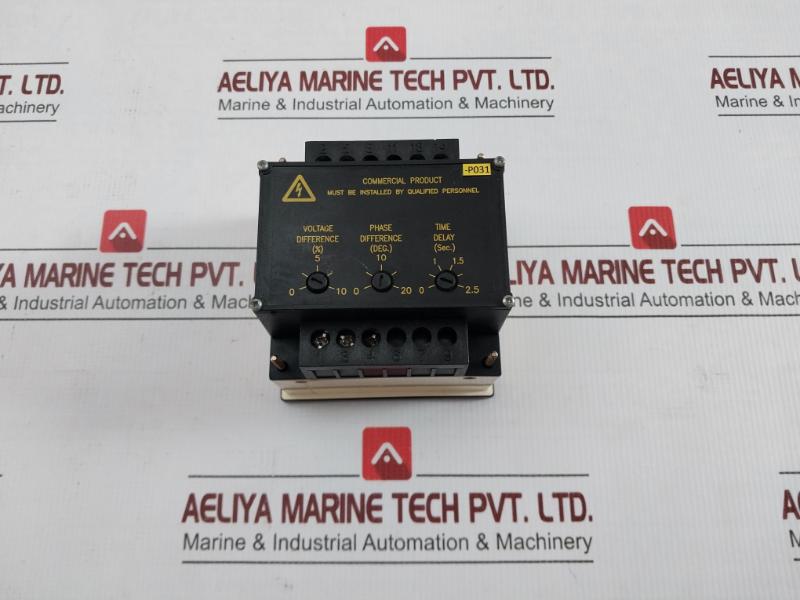 Synchro Check Relay 244-14Hg-pobx-fq-sn Crompton Input: 110-120V Ac 40-65 Hertz