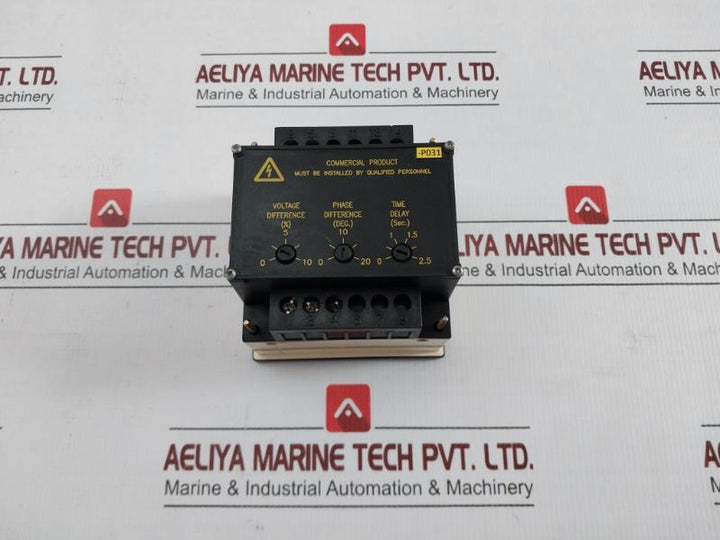 Synchro Check Relay 244-14Hg-pobx-fq-sn Crompton Input: 110-120V Ac 40-65 Hertz