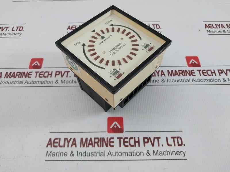 Synchro Check Relay 244-14Hg-pobx-fq-sn Crompton Input: 110-120V Ac 40-65 Hertz