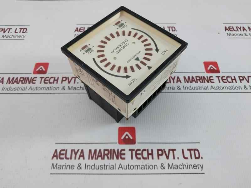 Synchro Check Relay 244-14Hg-pobx-fq-sn Crompton Input: 110-120V Ac 40-65 Hertz