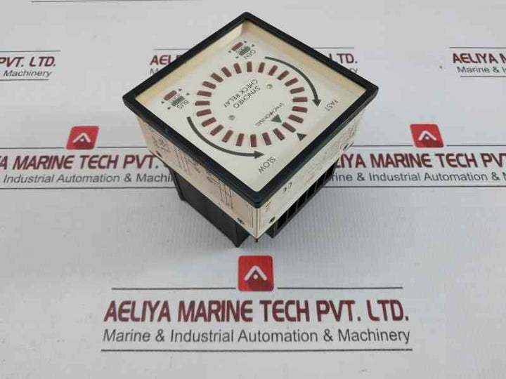 Synchro Check Relay 244-14Hg-pobx-fq-sn Crompton Input: 110-120V Ac 40-65 Hertz