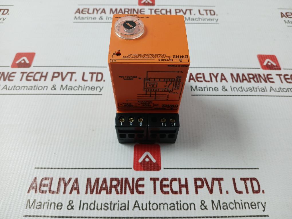 Syrelec 3-phase Monitor Relay 50/60Hz Dwr2