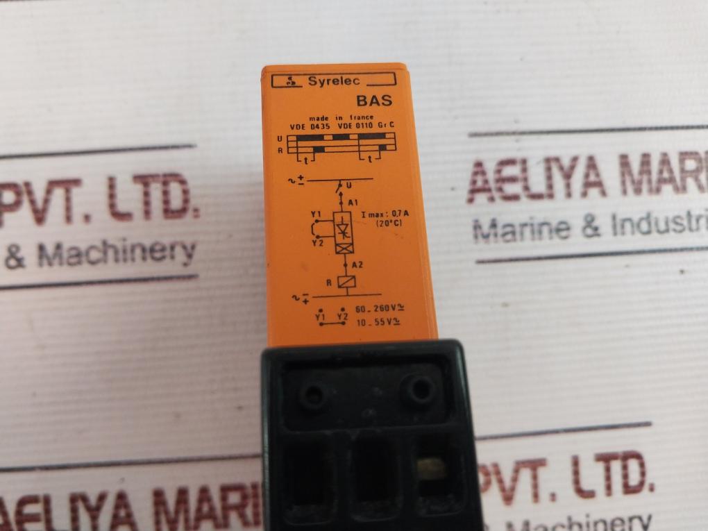 Syrelec Bas 1 - 10 Time Relay 60-260V 0.7A (20°C)