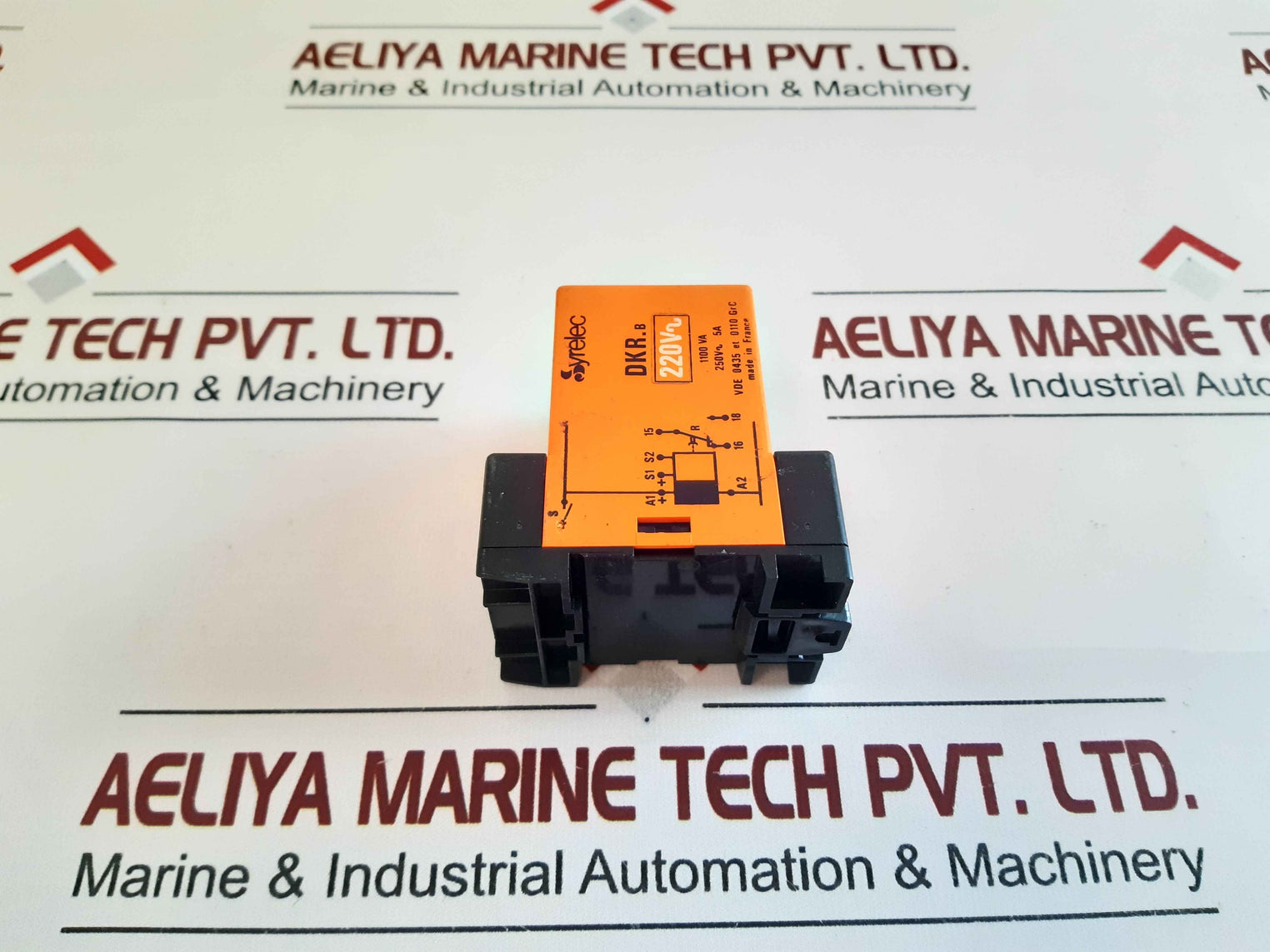 Syrelec Dkr.B Time Delay Relay 1100 Va 220V 250V~ 5A