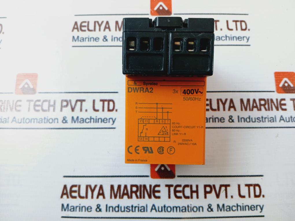 Syrelec Dwra2 3 Phase Asymmetry Relay