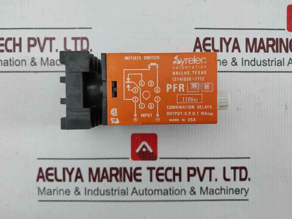 Syrelec Pfr H H Timer Relay 110Vac Spdt 10A Combination Delay