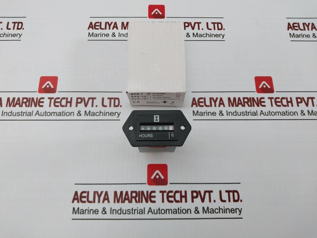 Sys-1 10–80 V Dc Digital Hour Meter