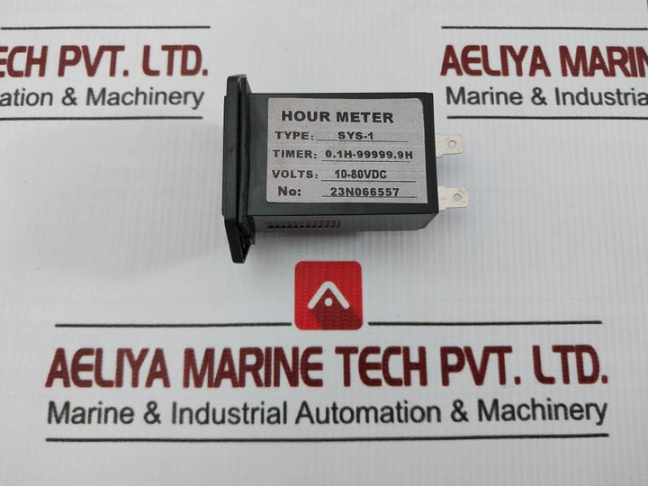 Sys-1 10–80 V Dc Digital Hour Meter