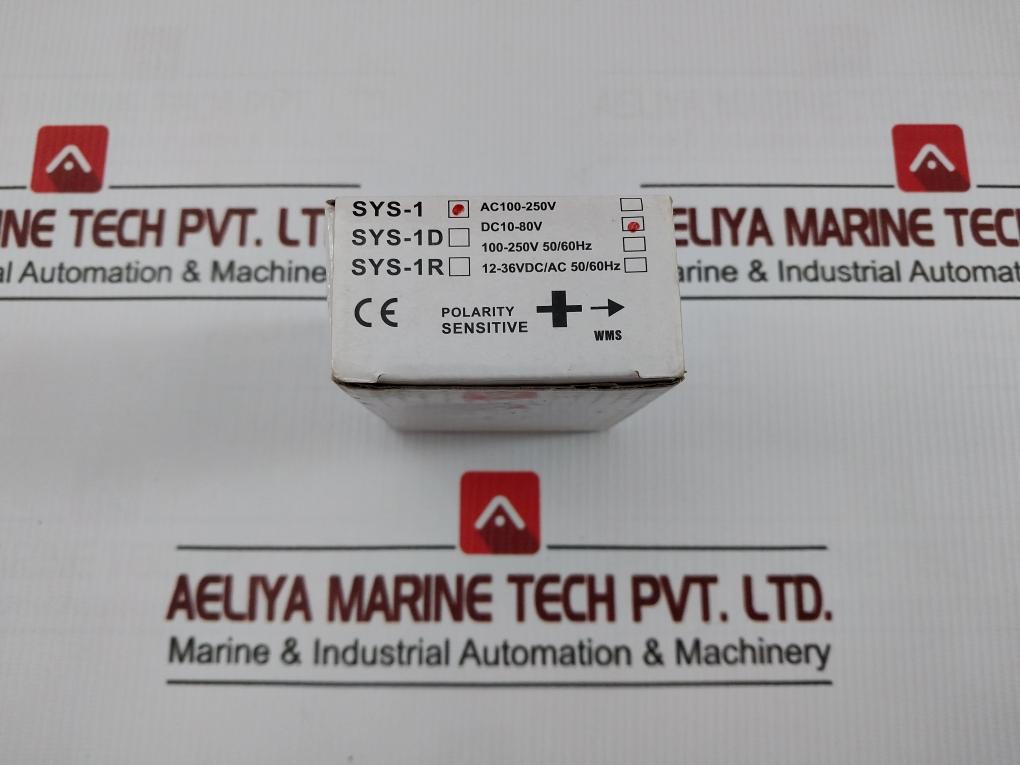 Sys-1 10–80 V Dc Digital Hour Meter