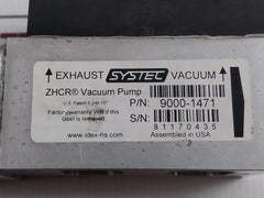 Systec 9000-1471 17Pm-k449-01V Vacuum Pump
