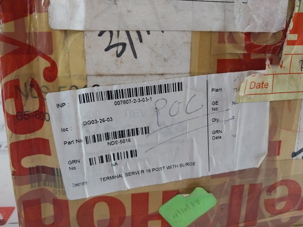 Systech Corporation Nds-5016 Network Device Server Revision B