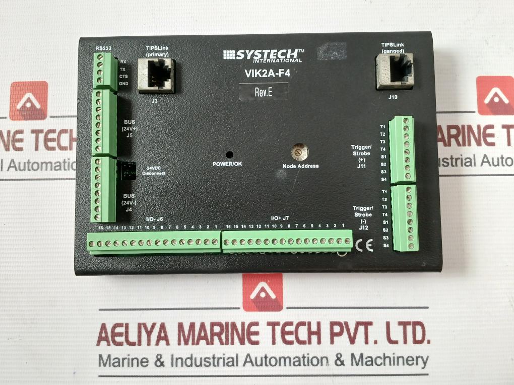 Systech International Vik2A-f4 Strobe Flash Camera Controller Module Rev E 24Vdc