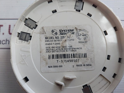 System Sensor 2351/Ec Photoelectric Smoke Detector En54-7: 2000