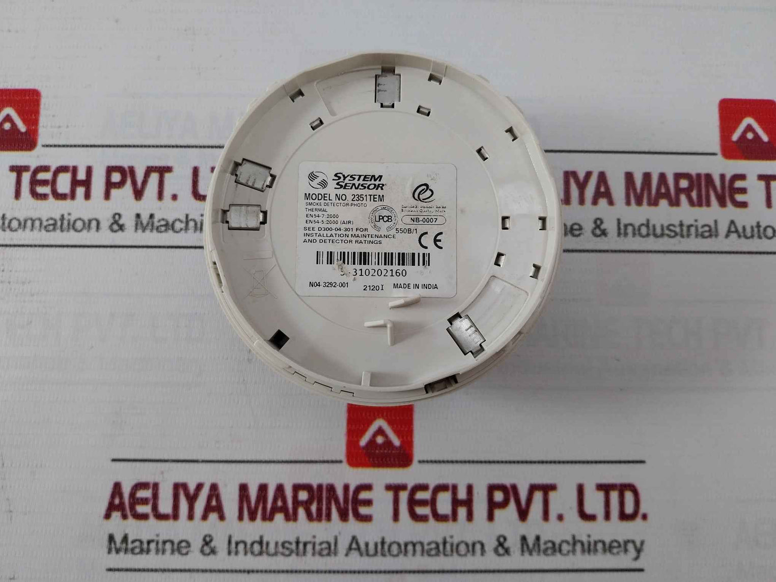 System Sensor 2351Tem Optical Smoke Detector N04-875-300 03