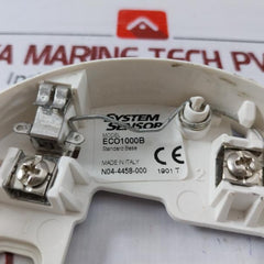 System Sensor Eco1000B Detector Base N04-4458-000