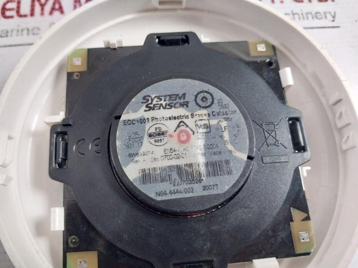 System Sensor Eco1003 Optical Smoke Detector Dop-cpd037 N04-4444-002 2007T