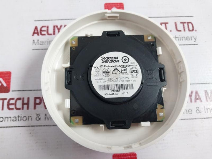 System Sensor Eco1003 Optical Smoke Detector Eco1000B N04-4444-002